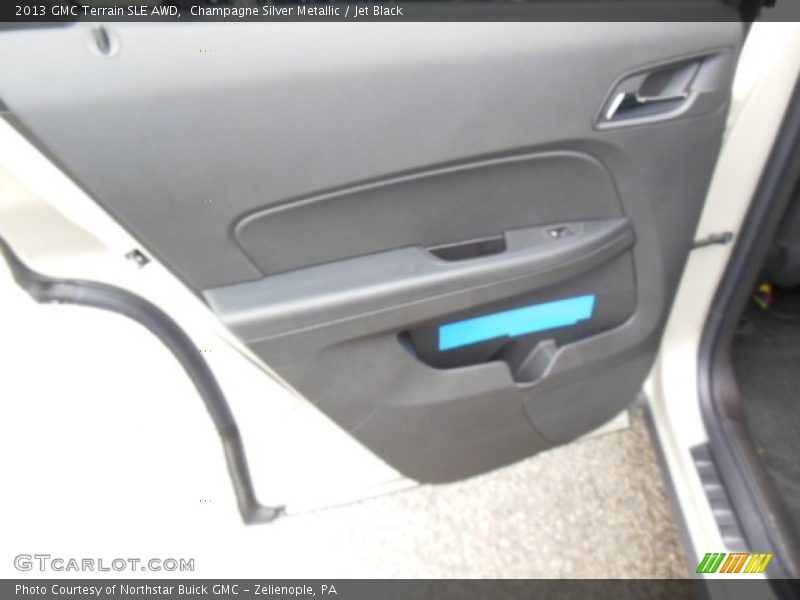 Champagne Silver Metallic / Jet Black 2013 GMC Terrain SLE AWD