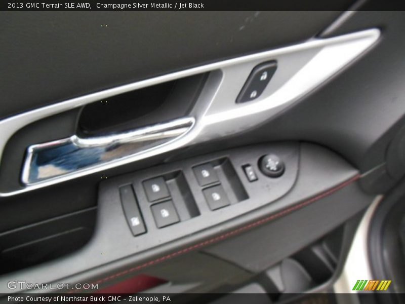 Champagne Silver Metallic / Jet Black 2013 GMC Terrain SLE AWD