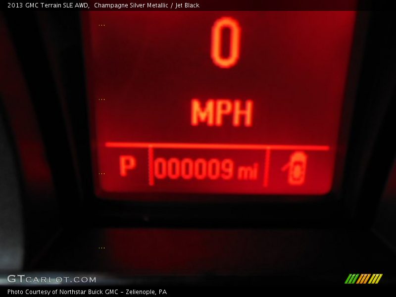 Champagne Silver Metallic / Jet Black 2013 GMC Terrain SLE AWD