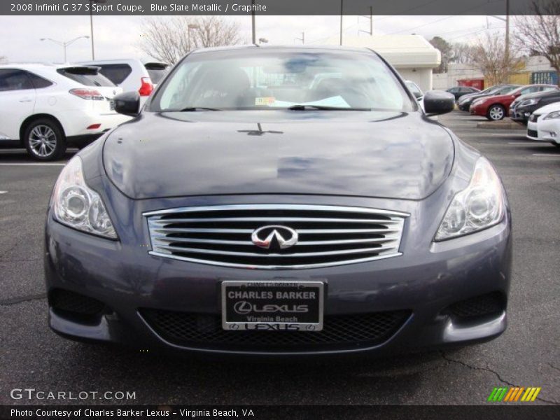 Blue Slate Metallic / Graphite 2008 Infiniti G 37 S Sport Coupe
