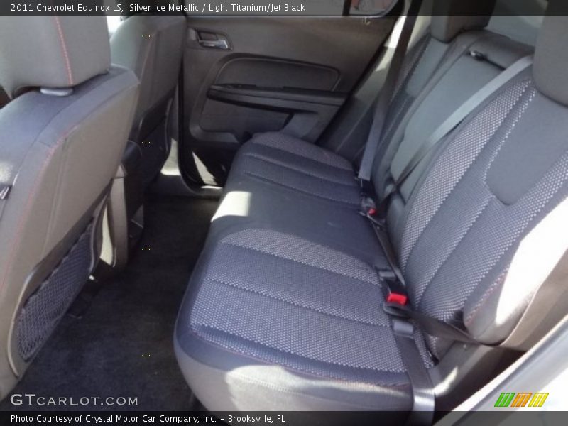 Silver Ice Metallic / Light Titanium/Jet Black 2011 Chevrolet Equinox LS