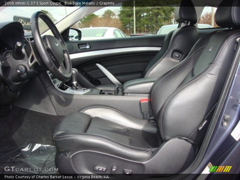 Front Seat of 2008 G 37 S Sport Coupe