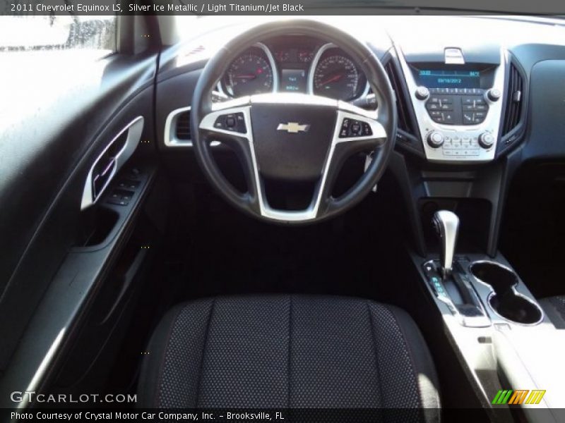 Silver Ice Metallic / Light Titanium/Jet Black 2011 Chevrolet Equinox LS