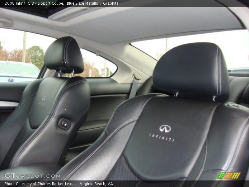 Blue Slate Metallic / Graphite 2008 Infiniti G 37 S Sport Coupe
