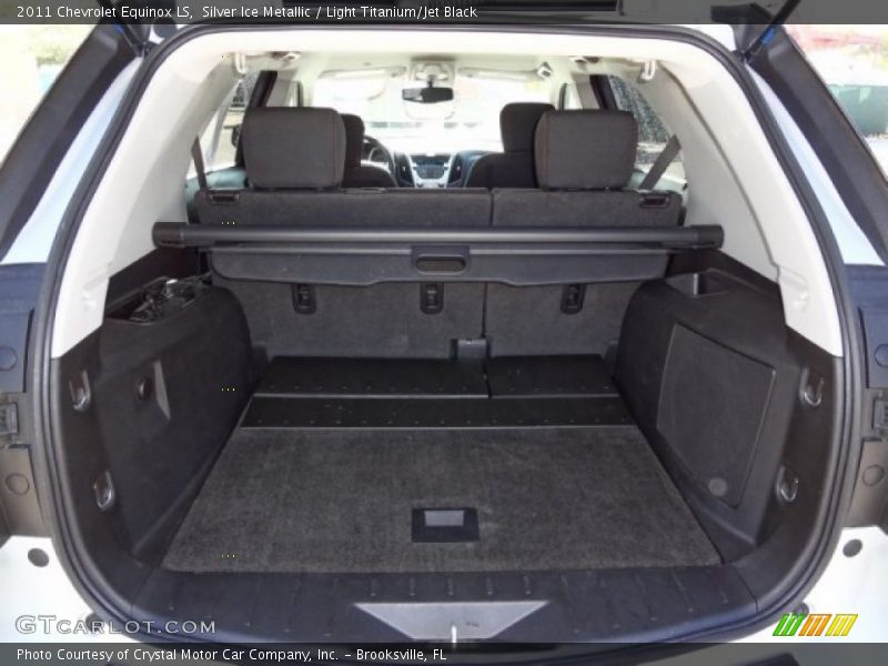 Silver Ice Metallic / Light Titanium/Jet Black 2011 Chevrolet Equinox LS