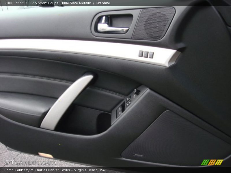 Blue Slate Metallic / Graphite 2008 Infiniti G 37 S Sport Coupe