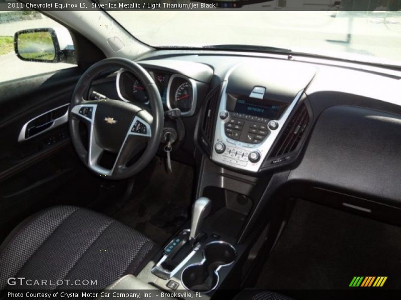 Silver Ice Metallic / Light Titanium/Jet Black 2011 Chevrolet Equinox LS