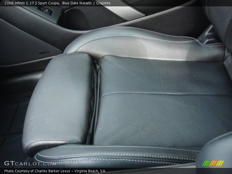Blue Slate Metallic / Graphite 2008 Infiniti G 37 S Sport Coupe