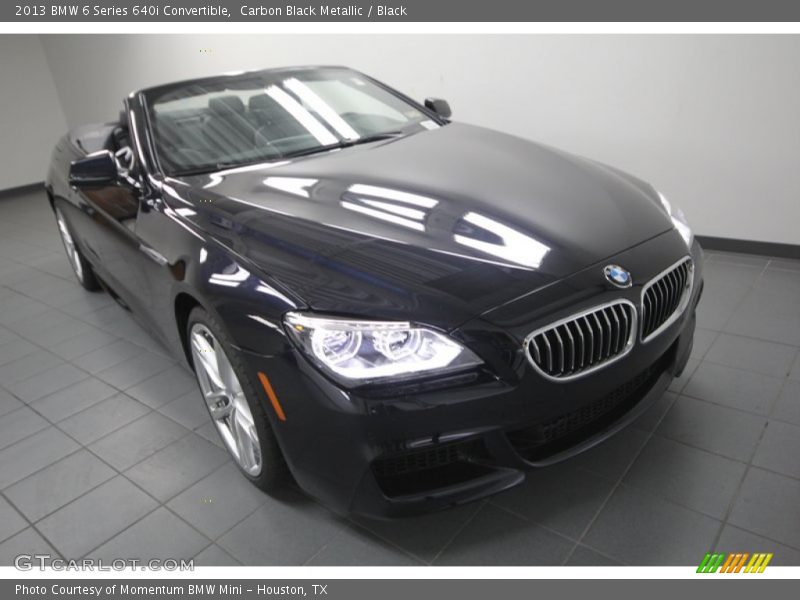 Carbon Black Metallic / Black 2013 BMW 6 Series 640i Convertible