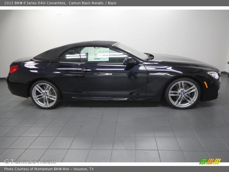 Carbon Black Metallic / Black 2013 BMW 6 Series 640i Convertible