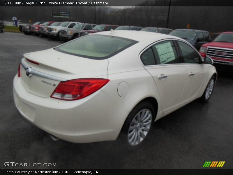 White Diamond Tricoat / Cashmere 2013 Buick Regal Turbo