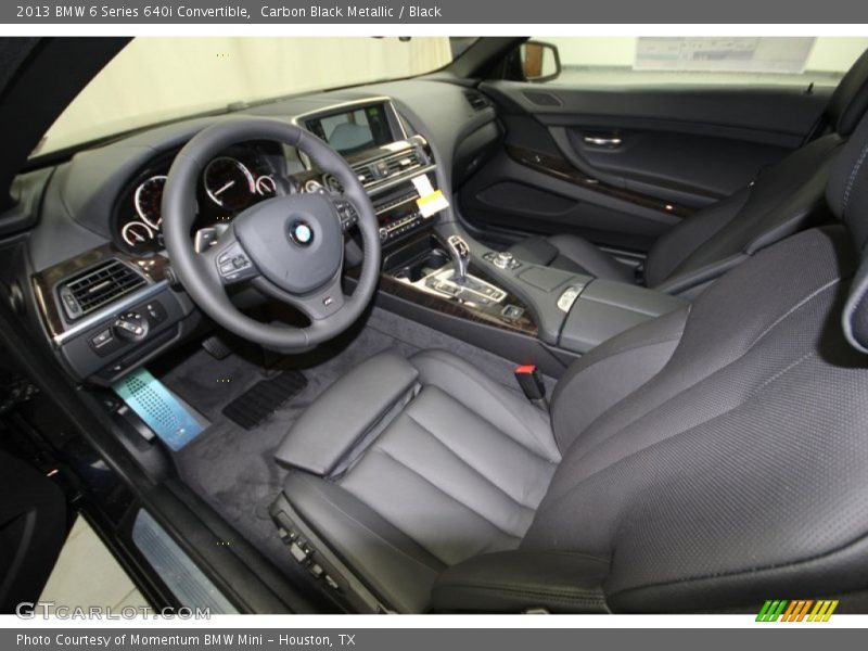 Black Interior - 2013 6 Series 640i Convertible 