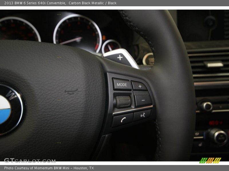 Carbon Black Metallic / Black 2013 BMW 6 Series 640i Convertible