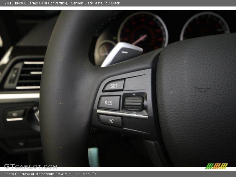 Carbon Black Metallic / Black 2013 BMW 6 Series 640i Convertible