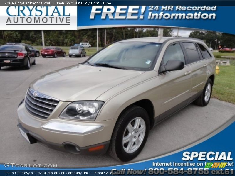 Linen Gold Metallic / Light Taupe 2004 Chrysler Pacifica AWD