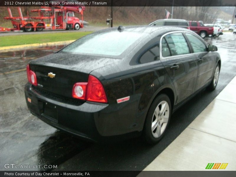 Black Granite Metallic / Titanium 2012 Chevrolet Malibu LS