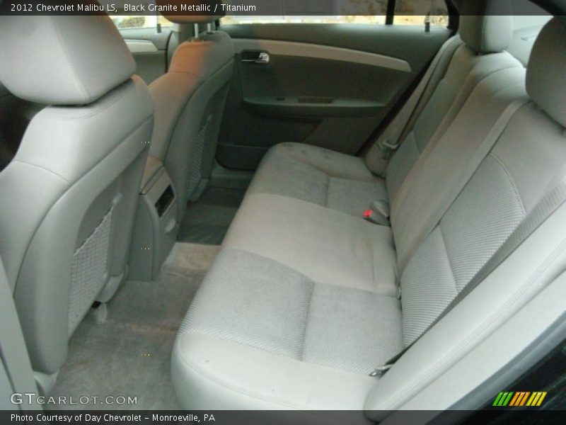 Black Granite Metallic / Titanium 2012 Chevrolet Malibu LS