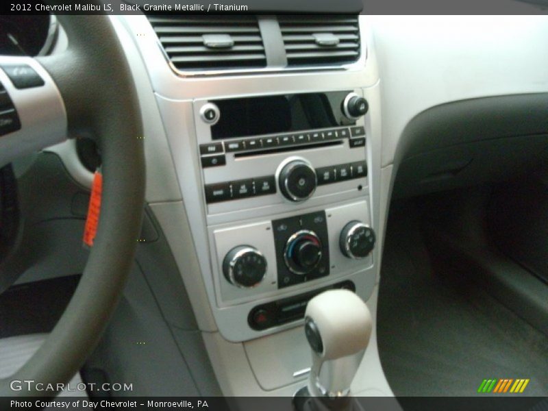 Black Granite Metallic / Titanium 2012 Chevrolet Malibu LS