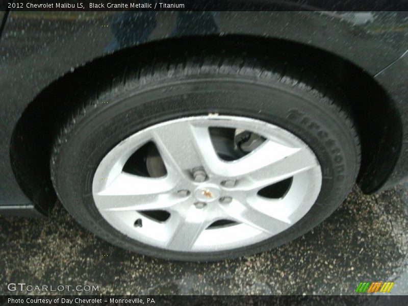 Black Granite Metallic / Titanium 2012 Chevrolet Malibu LS
