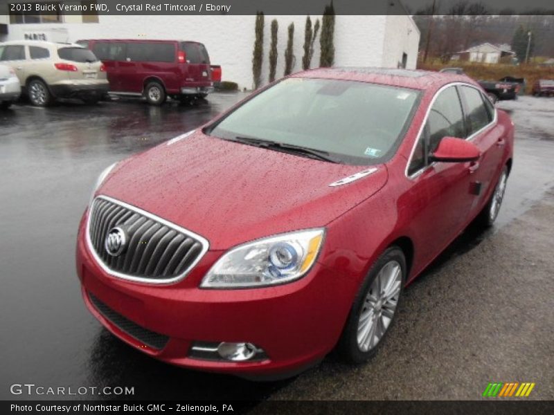 Crystal Red Tintcoat / Ebony 2013 Buick Verano FWD