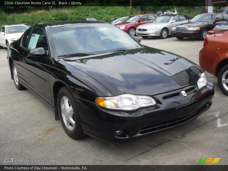 Black / Ebony 2000 Chevrolet Monte Carlo SS