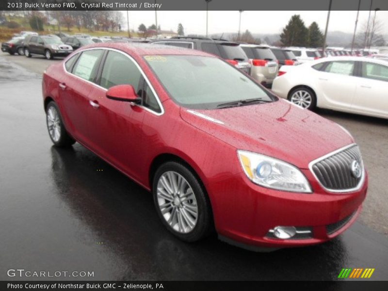 Crystal Red Tintcoat / Ebony 2013 Buick Verano FWD