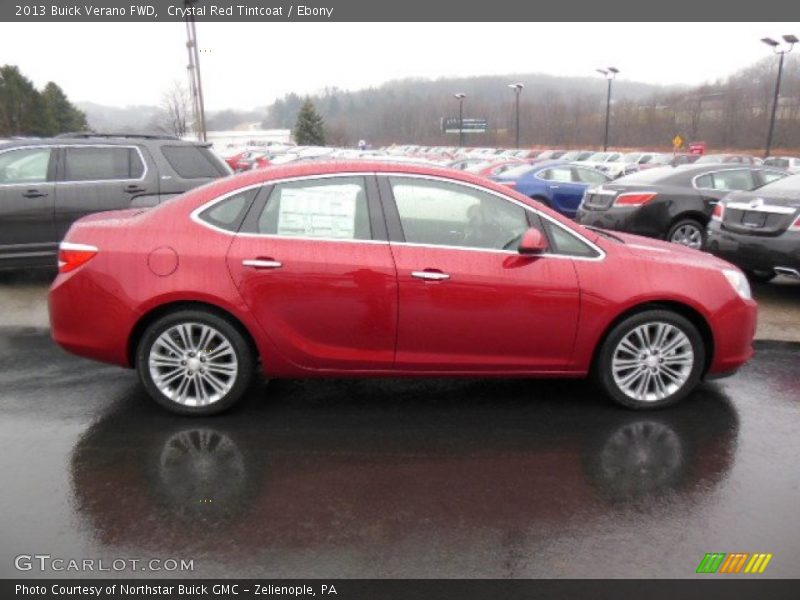 Crystal Red Tintcoat / Ebony 2013 Buick Verano FWD