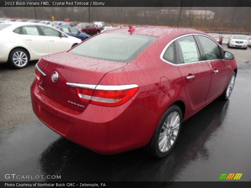 Crystal Red Tintcoat / Ebony 2013 Buick Verano FWD
