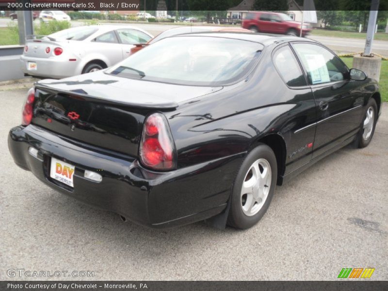 Black / Ebony 2000 Chevrolet Monte Carlo SS