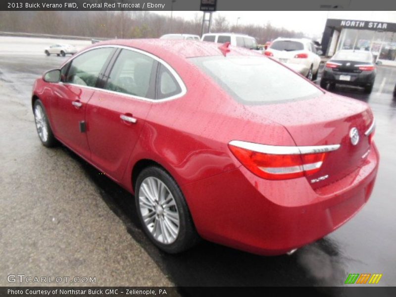 Crystal Red Tintcoat / Ebony 2013 Buick Verano FWD