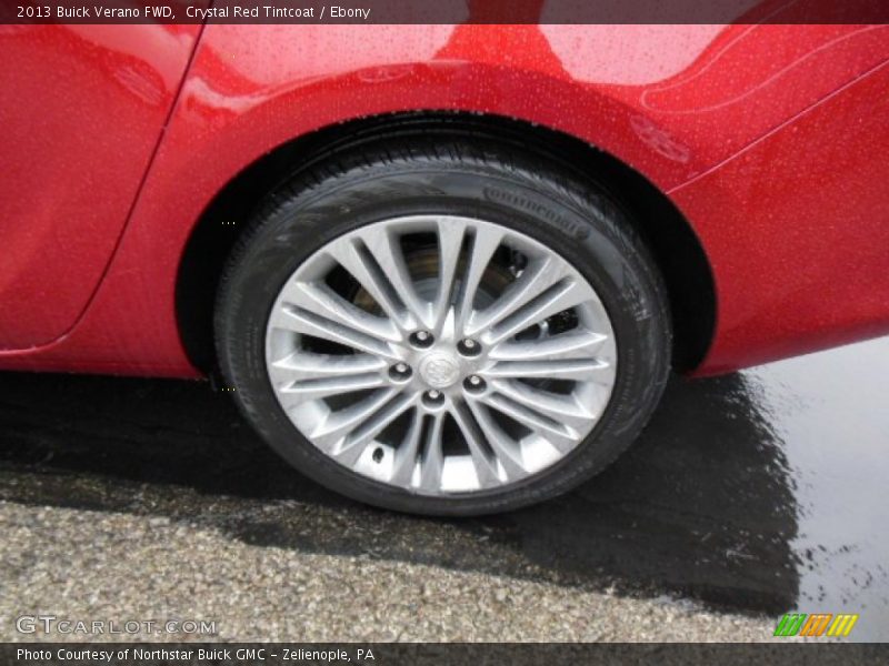 Crystal Red Tintcoat / Ebony 2013 Buick Verano FWD