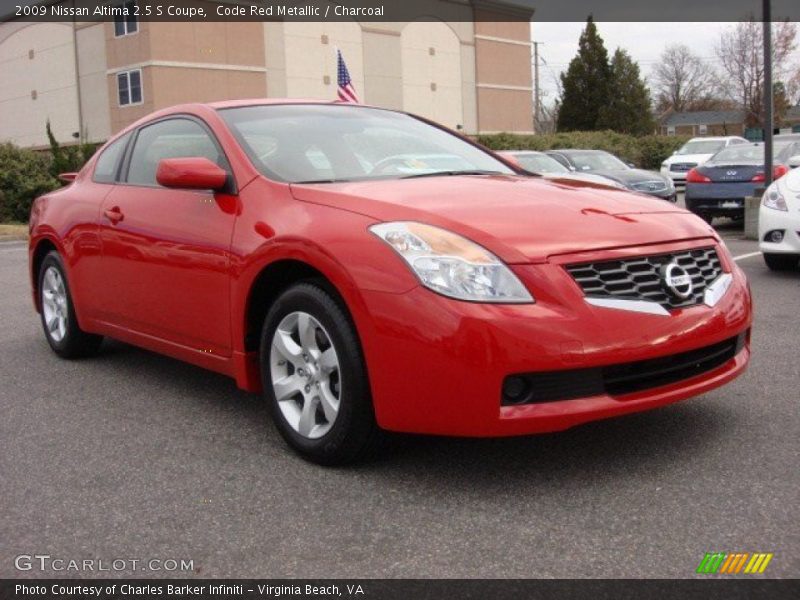 Code Red Metallic / Charcoal 2009 Nissan Altima 2.5 S Coupe