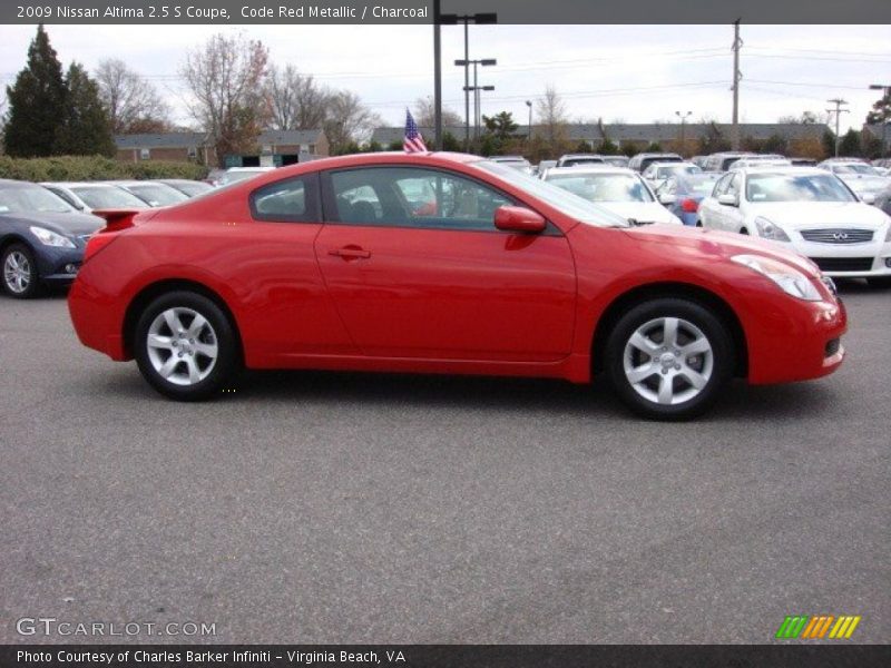 Code Red Metallic / Charcoal 2009 Nissan Altima 2.5 S Coupe