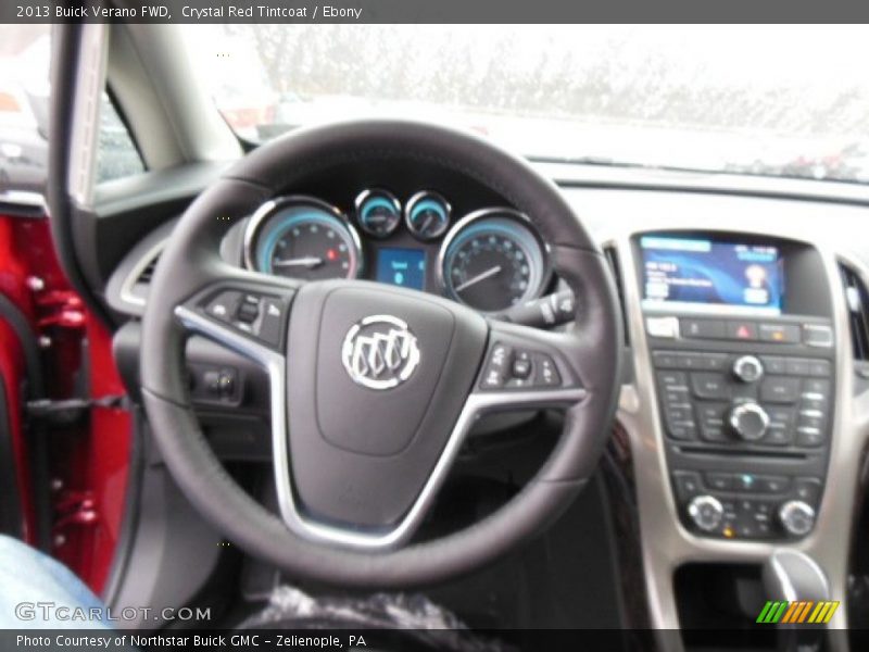 Crystal Red Tintcoat / Ebony 2013 Buick Verano FWD