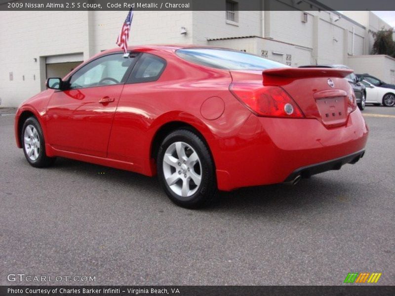 Code Red Metallic / Charcoal 2009 Nissan Altima 2.5 S Coupe