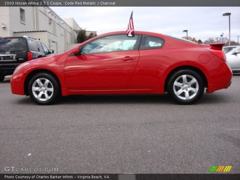 Code Red Metallic / Charcoal 2009 Nissan Altima 2.5 S Coupe