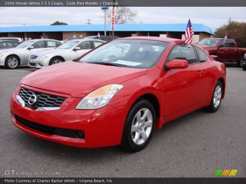 Code Red Metallic / Charcoal 2009 Nissan Altima 2.5 S Coupe