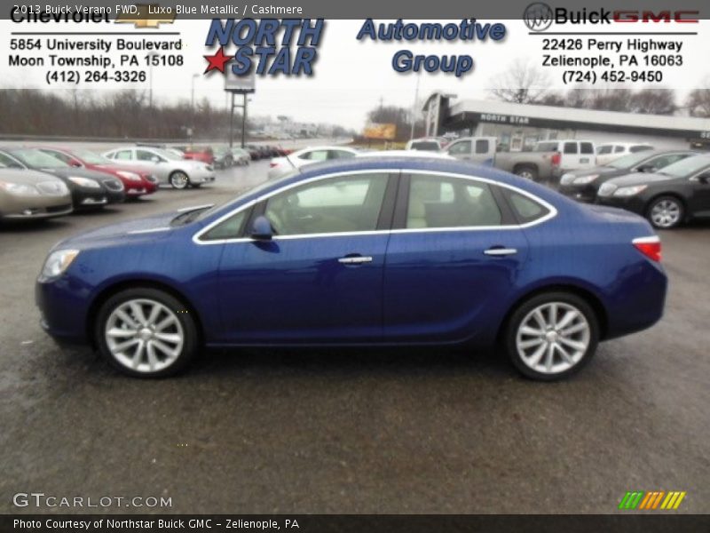 Luxo Blue Metallic / Cashmere 2013 Buick Verano FWD