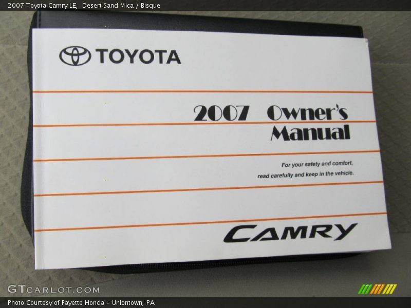Desert Sand Mica / Bisque 2007 Toyota Camry LE
