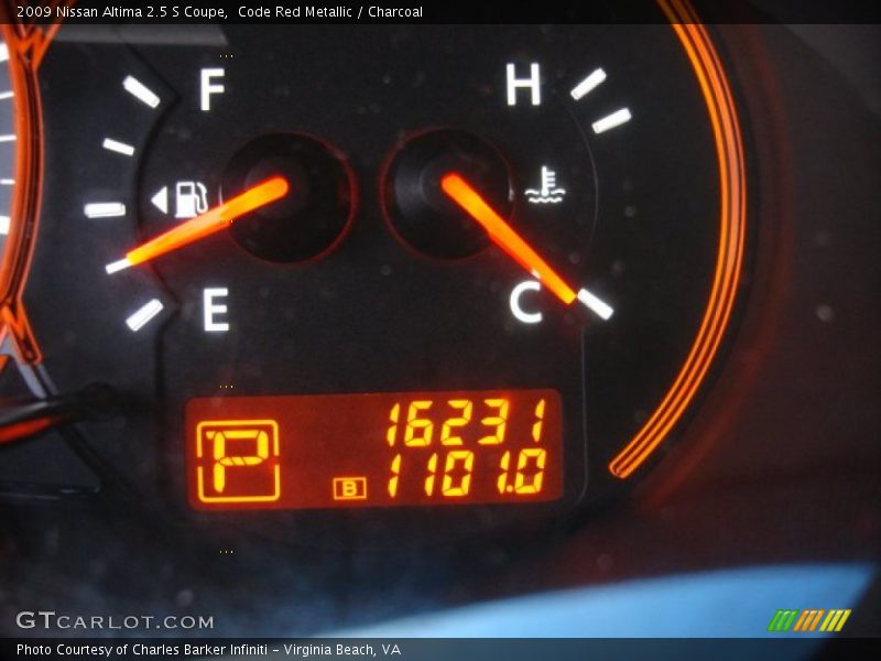 Code Red Metallic / Charcoal 2009 Nissan Altima 2.5 S Coupe