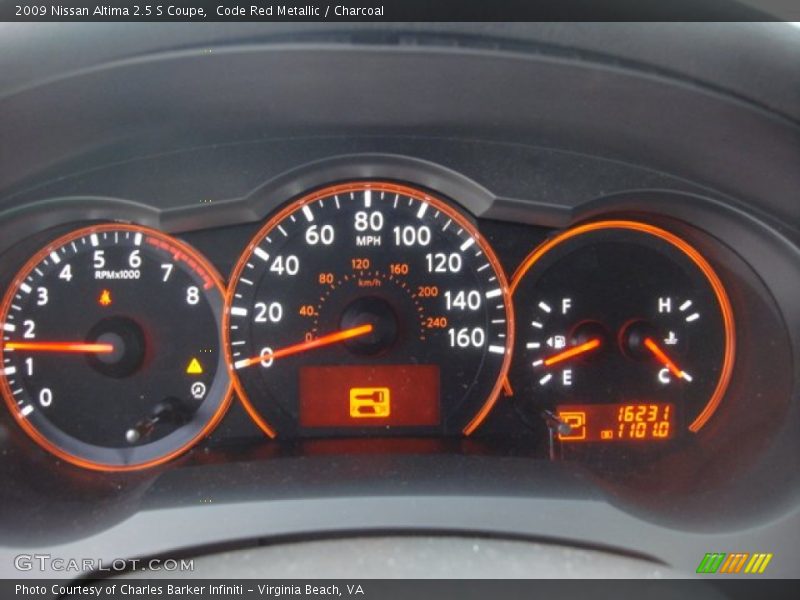 Code Red Metallic / Charcoal 2009 Nissan Altima 2.5 S Coupe