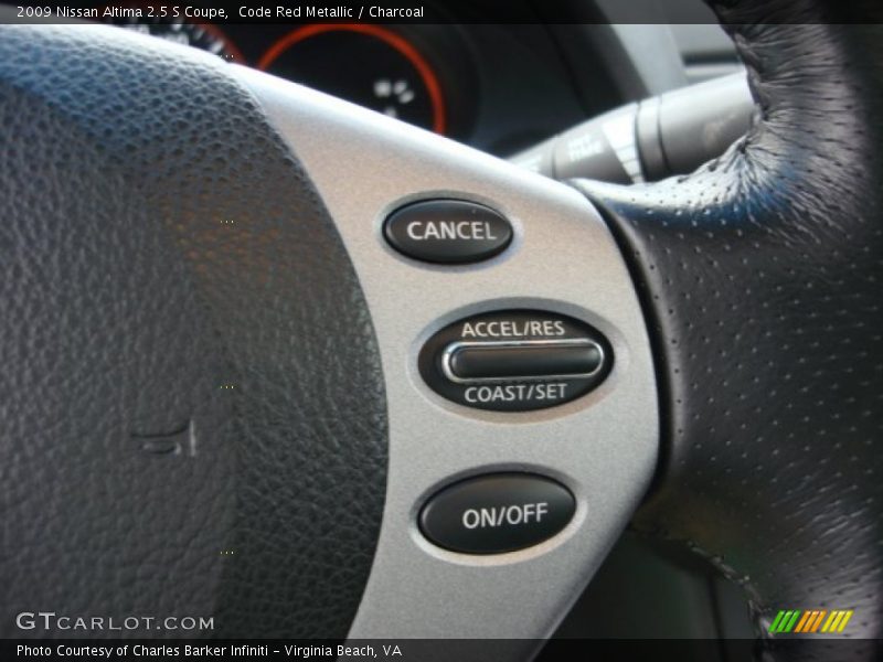 Code Red Metallic / Charcoal 2009 Nissan Altima 2.5 S Coupe