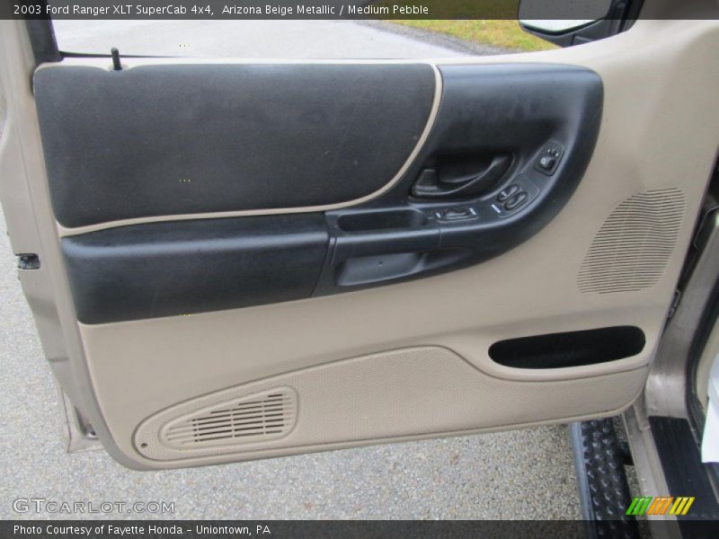 Arizona Beige Metallic / Medium Pebble 2003 Ford Ranger XLT SuperCab 4x4