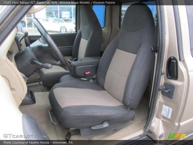 Arizona Beige Metallic / Medium Pebble 2003 Ford Ranger XLT SuperCab 4x4