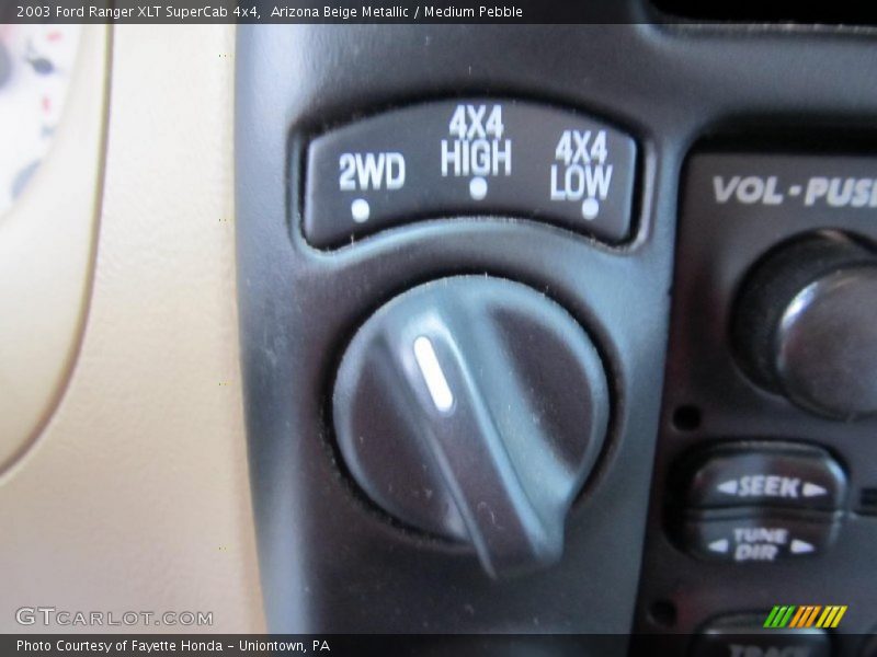 Arizona Beige Metallic / Medium Pebble 2003 Ford Ranger XLT SuperCab 4x4