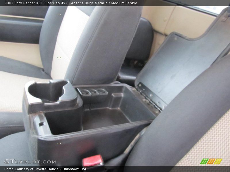 Arizona Beige Metallic / Medium Pebble 2003 Ford Ranger XLT SuperCab 4x4