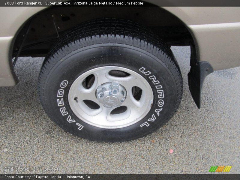 Arizona Beige Metallic / Medium Pebble 2003 Ford Ranger XLT SuperCab 4x4
