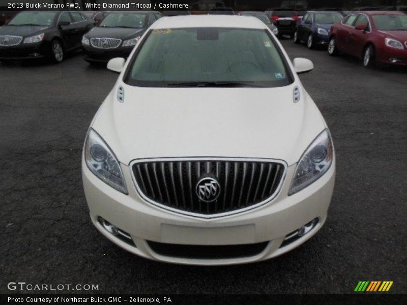 White Diamond Tricoat / Cashmere 2013 Buick Verano FWD