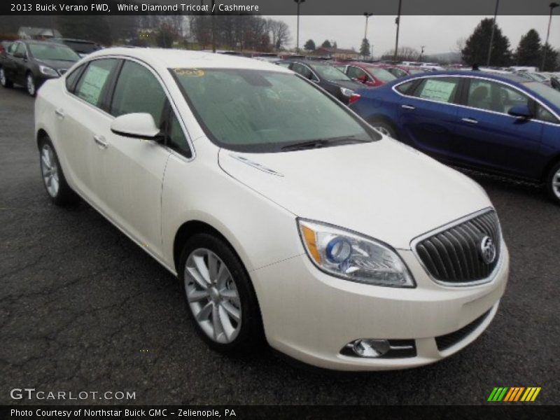 White Diamond Tricoat / Cashmere 2013 Buick Verano FWD