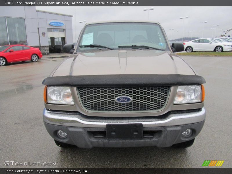 Arizona Beige Metallic / Medium Pebble 2003 Ford Ranger XLT SuperCab 4x4